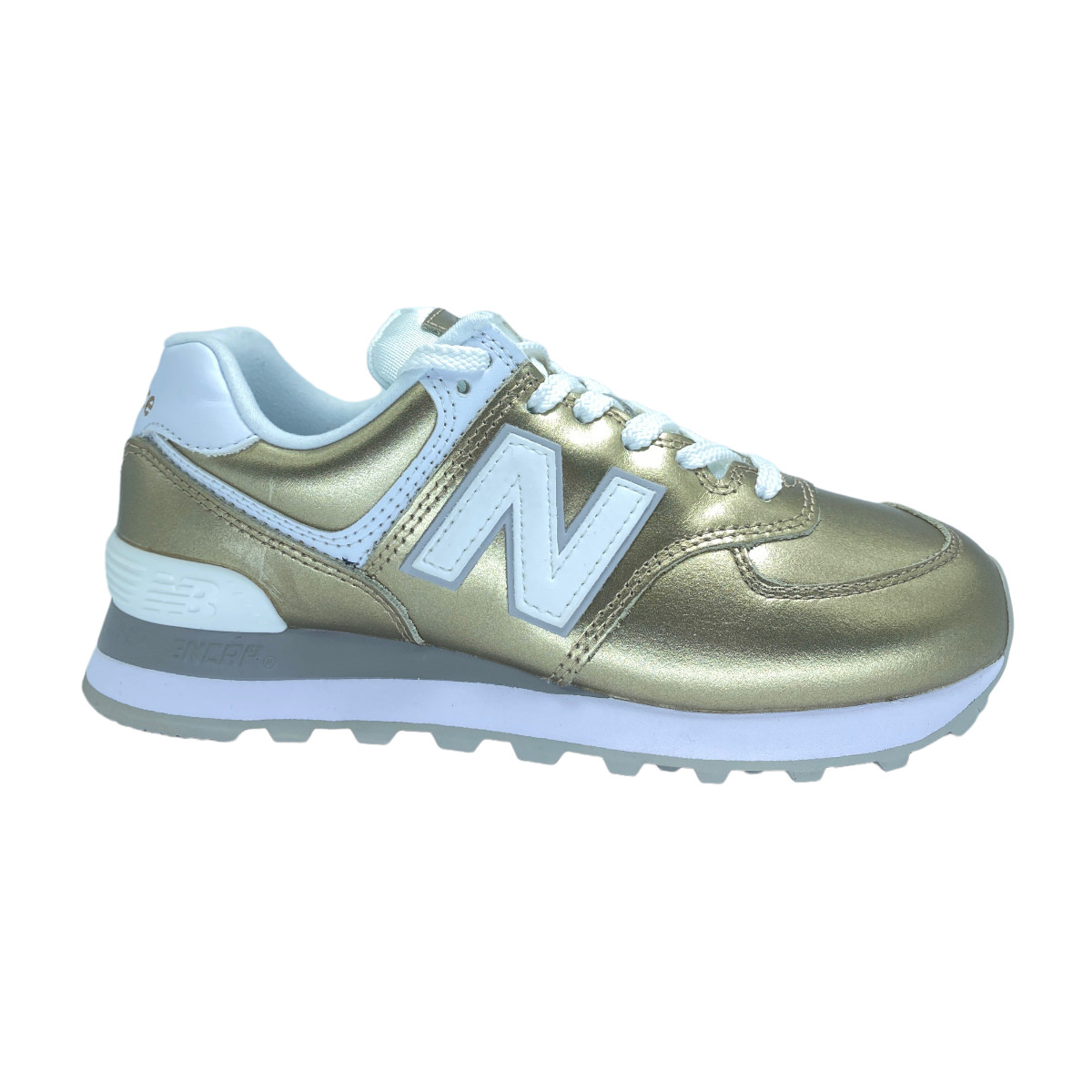 Zapatilla urbano WL574 DORADO BLANCO