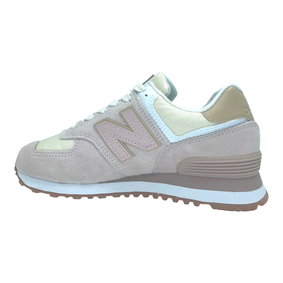 Zapatilla urbano WL574 ROSA BLANCO