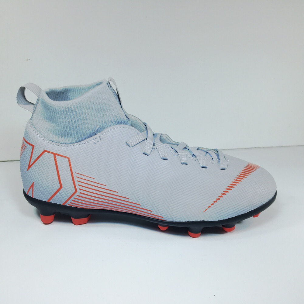 Zapatilla futbol 11 SUPERFLY 6 JR CLUB MG WOLF GREY/18