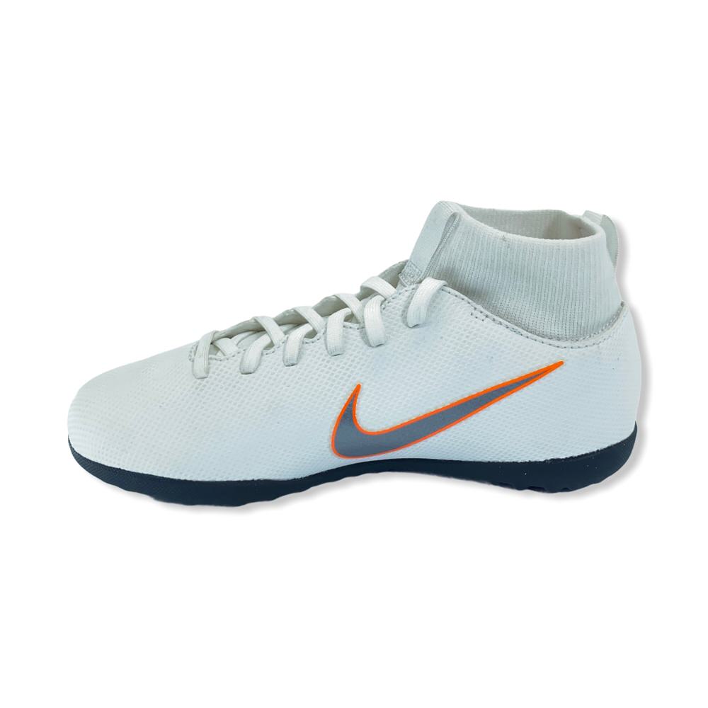 Zapatilla futbol f5 SUPERFLYX 6 JR CLUB TF WHITE/18