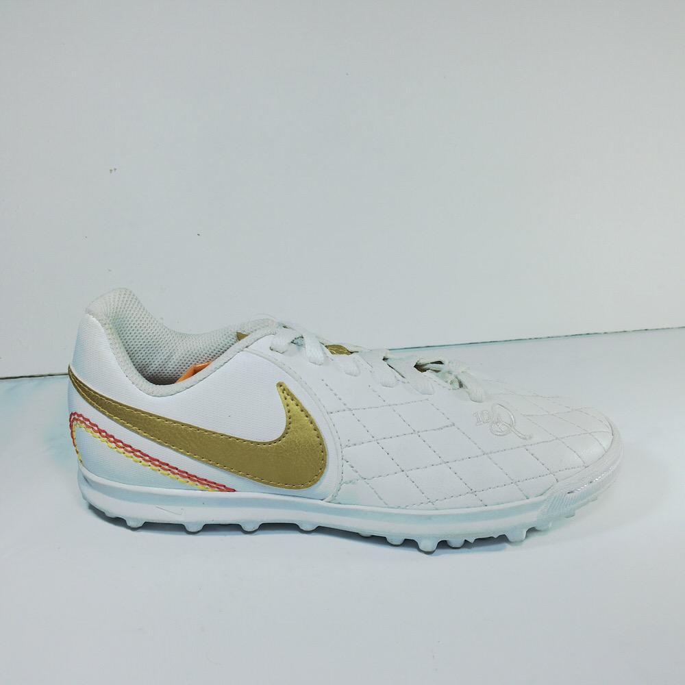 Zapatilla futbol f5 LEGENDEX 7 CLUB 10R TF JR WHITE/GOLD/18