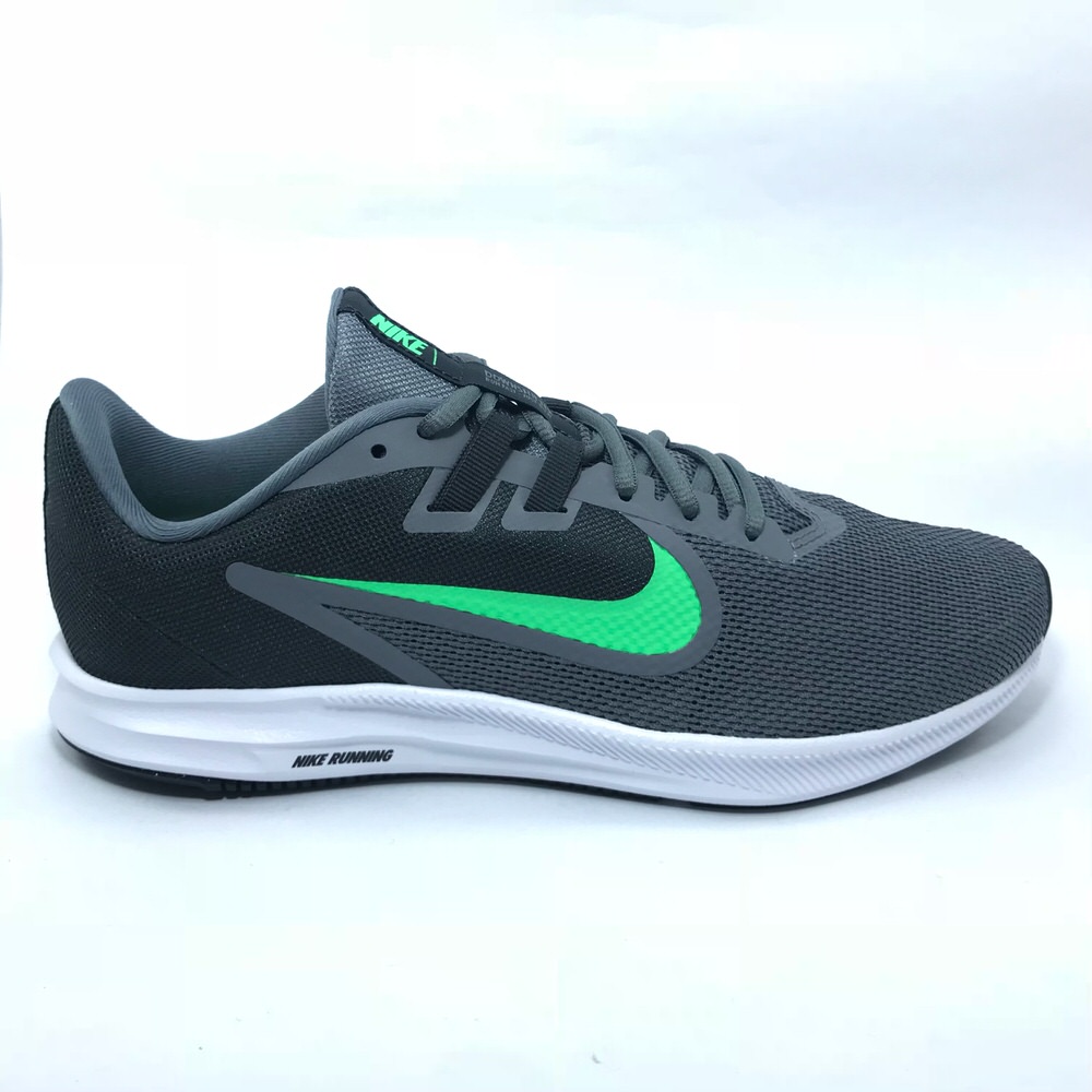 Zapatilla running DOWNSHIFTER 9 COOL GREY/GREEN-ANTH/19