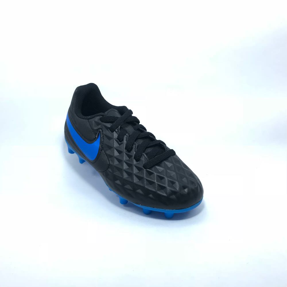 Zapatilla futbol 11 LEGEND 8 CLUB FG JR NEG/AZ/