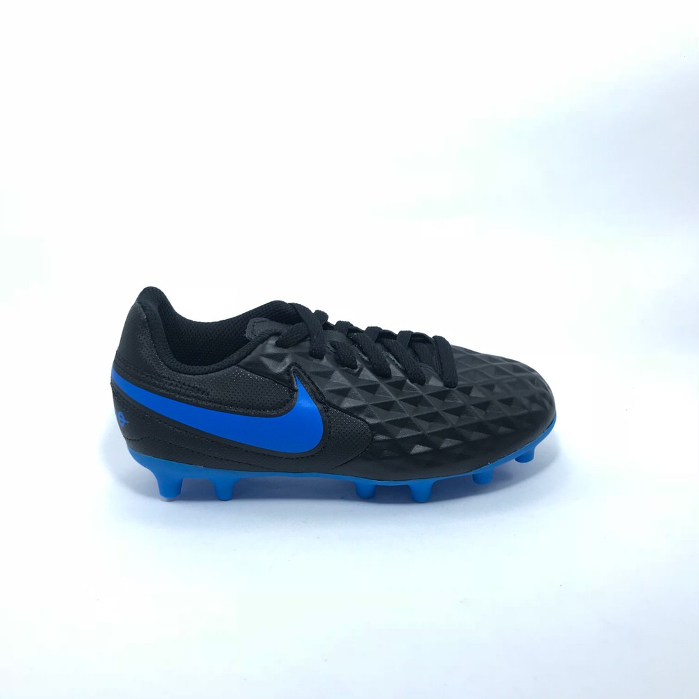 Zapatilla futbol 11 LEGEND 8 CLUB FG JR NEG/AZ/