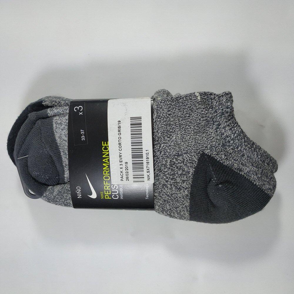 PACK X 3 EVRY CORTO GRIS/19