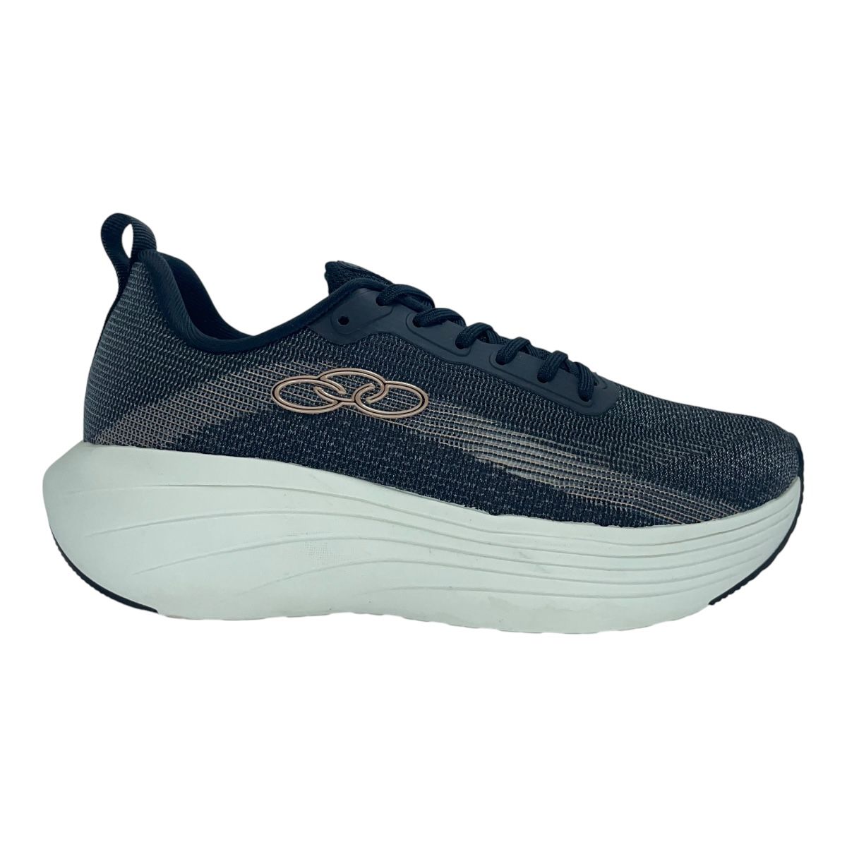 Zapatilla running PURPURA PRETO