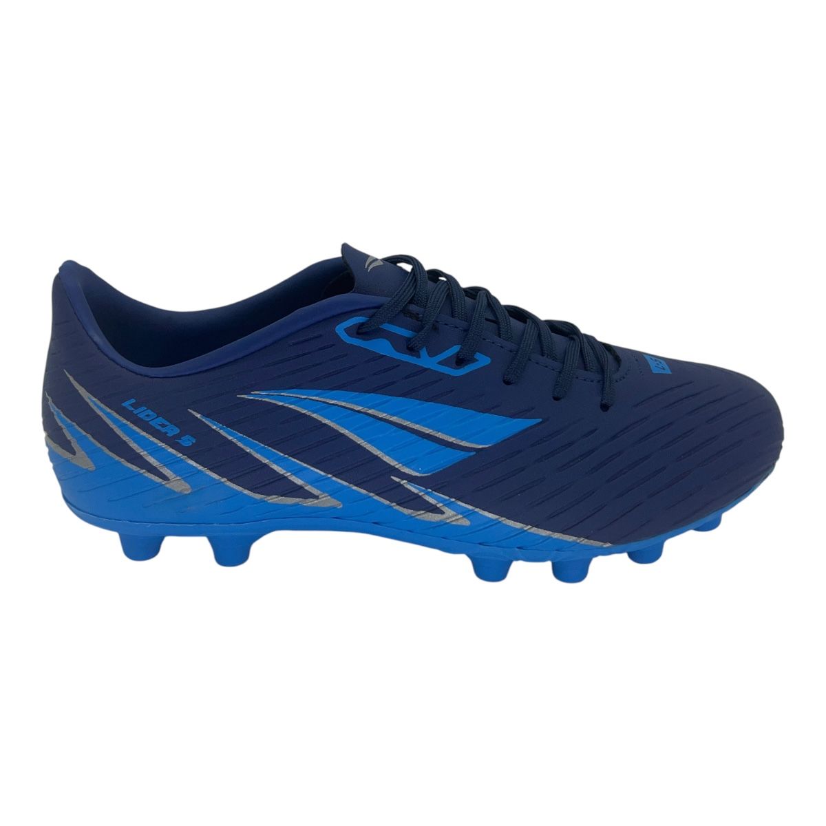 Zapatilla futbol f5 BLIDER Y-5 CAMPO MR-AZ-PR