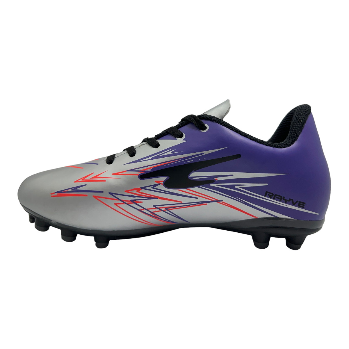 Zapatilla futbol11 MARACANA GRIS ROJO