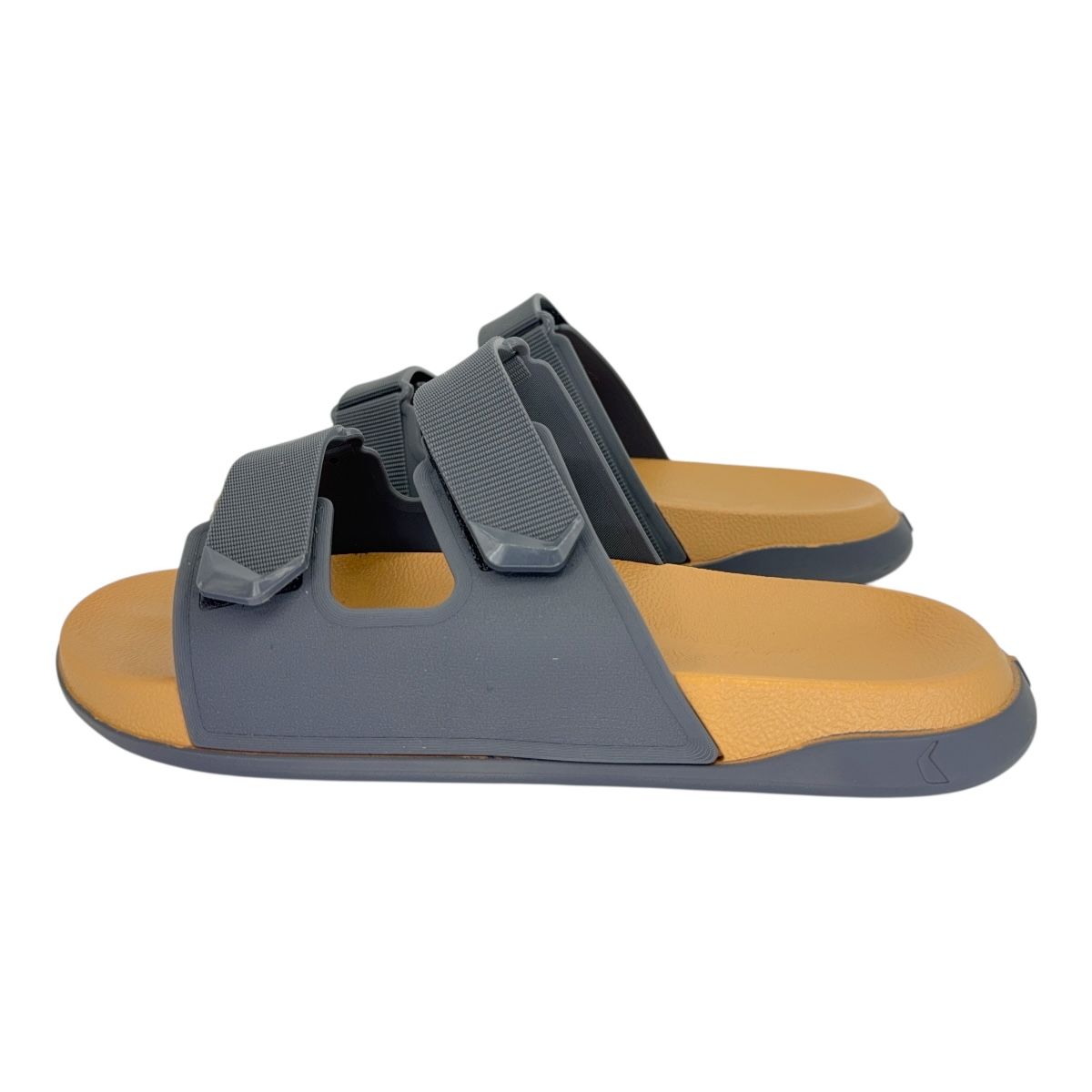 Calzado verano 2 STRAPS SLIDE BEIGE DARK GREY