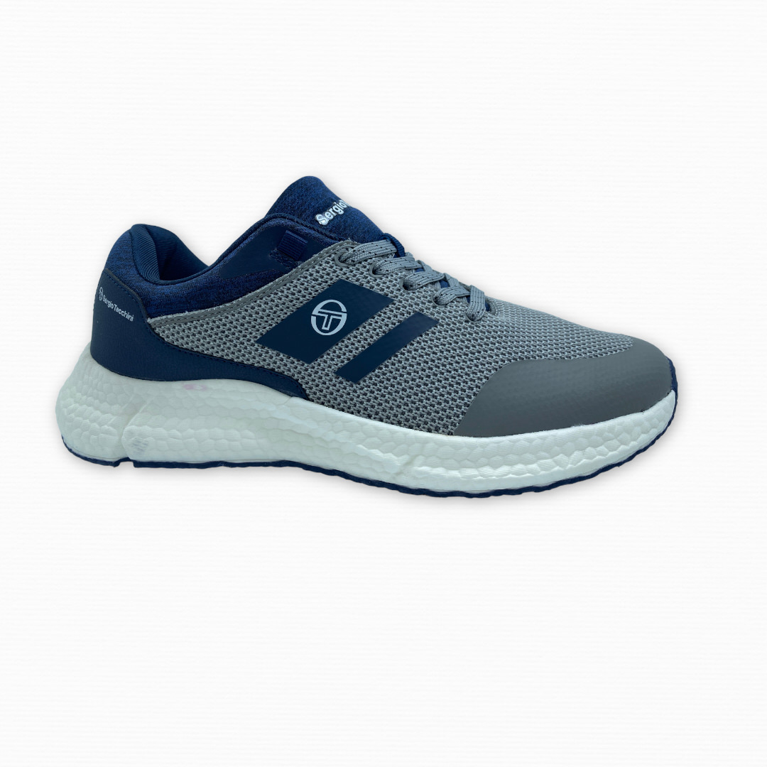 Zapatilla urbano FLYKNIT+HEATSEAL GRIS AZUL