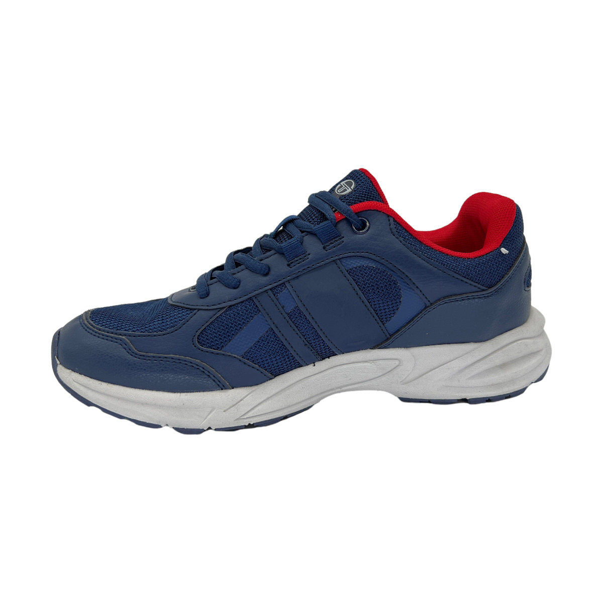 Zapatilla urbano CALZADO PU+MESH MARINO-ROJO