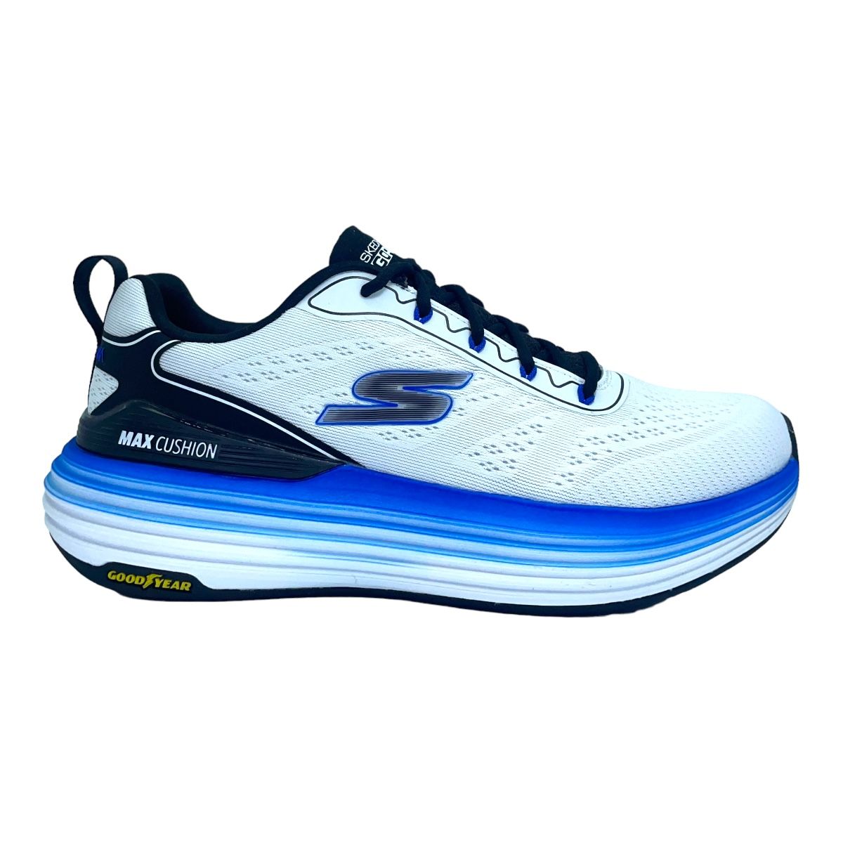 Zapatilla running MAX CUSHION SUSPENSION WBK WHITE