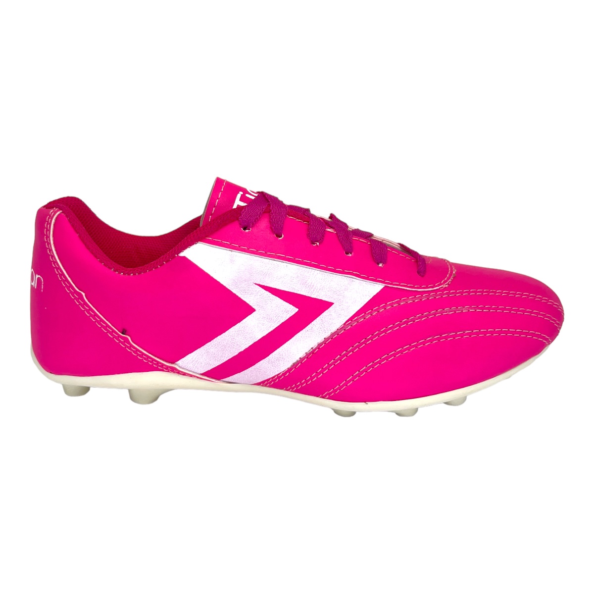 Zapatilla futbol 11 TITANIUM FG FUCSIA BLANCO