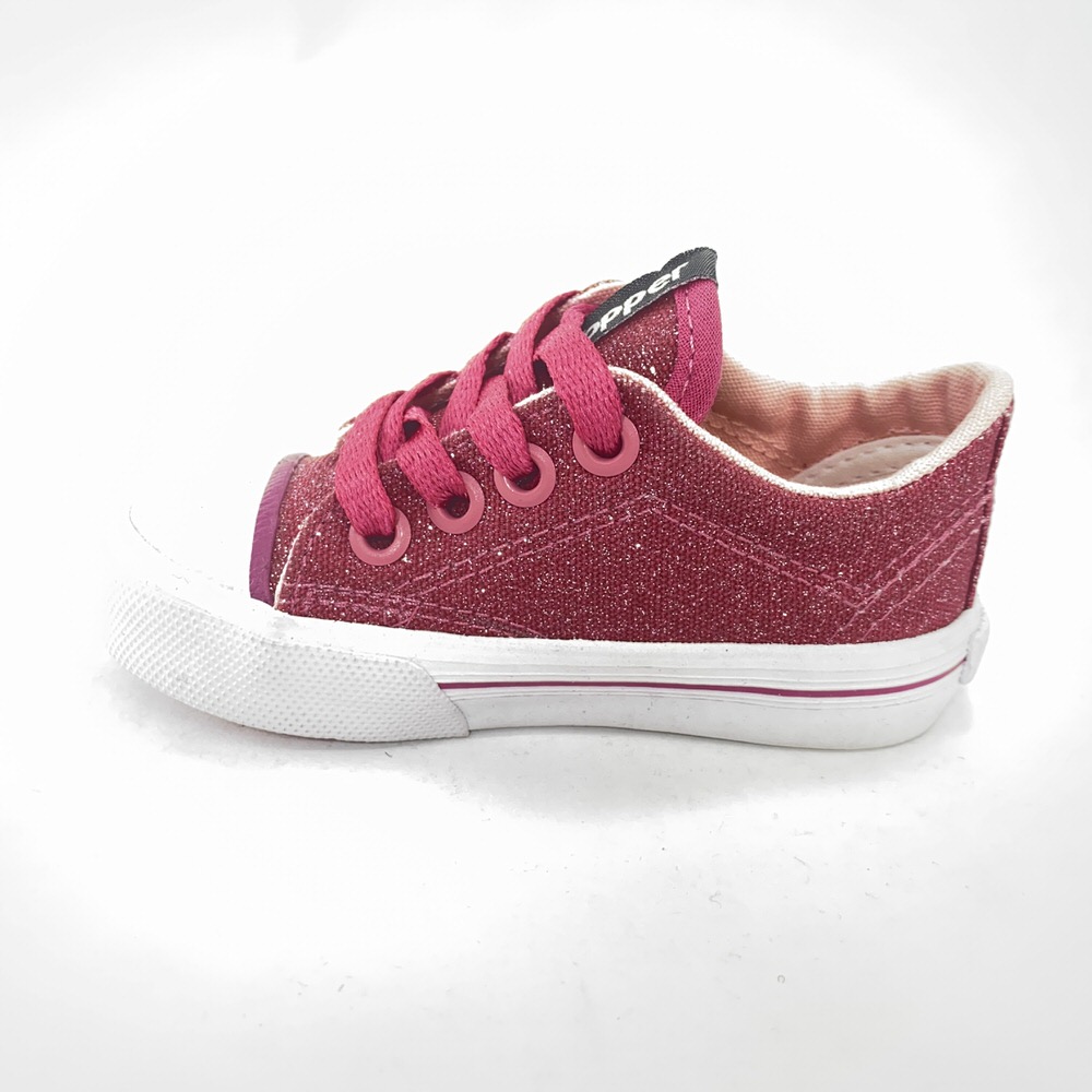 Zapatilla urbano PASITOS GLITTER FUCSIA/19