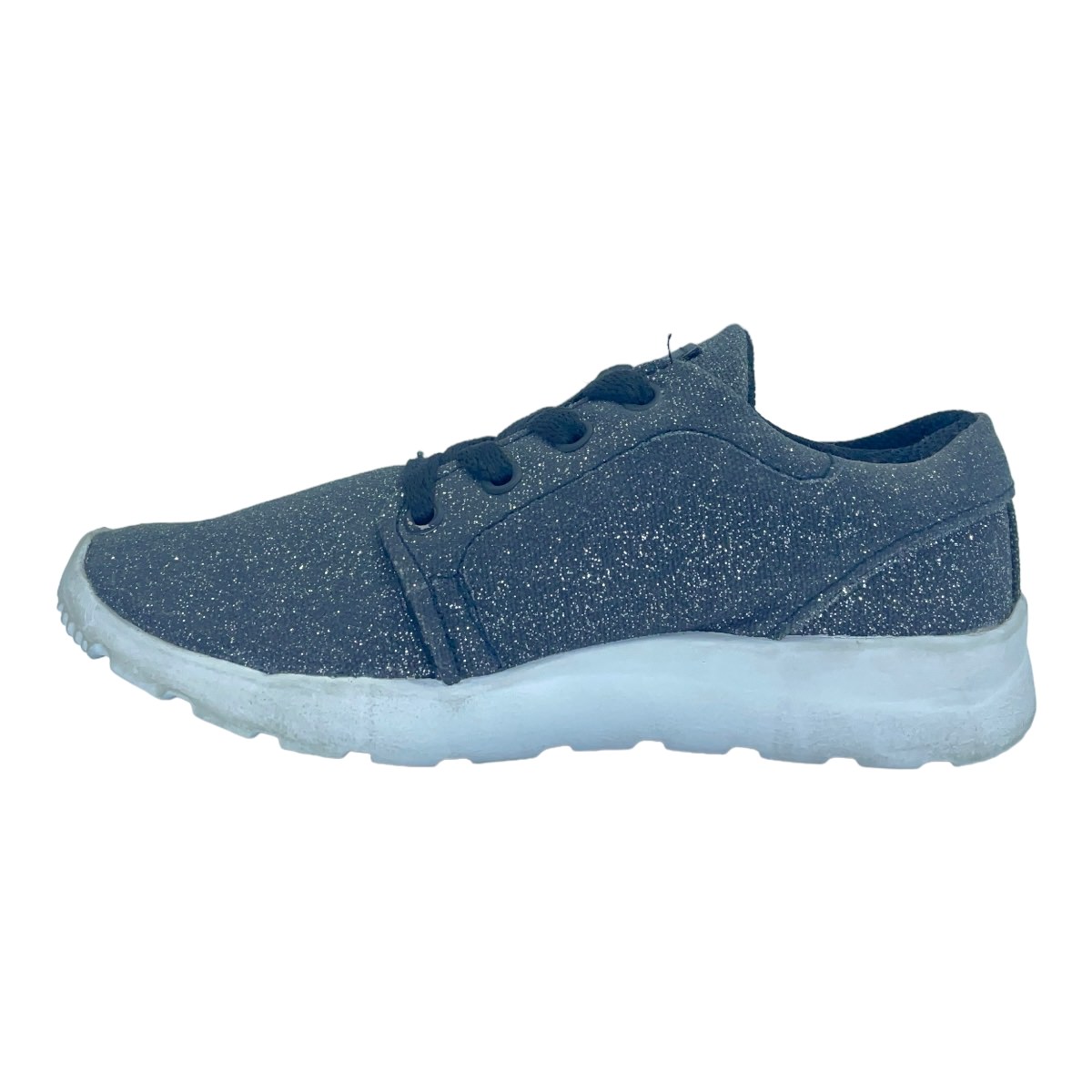 Zapatilla urbano POLA GLITTER KIDS NEGRO