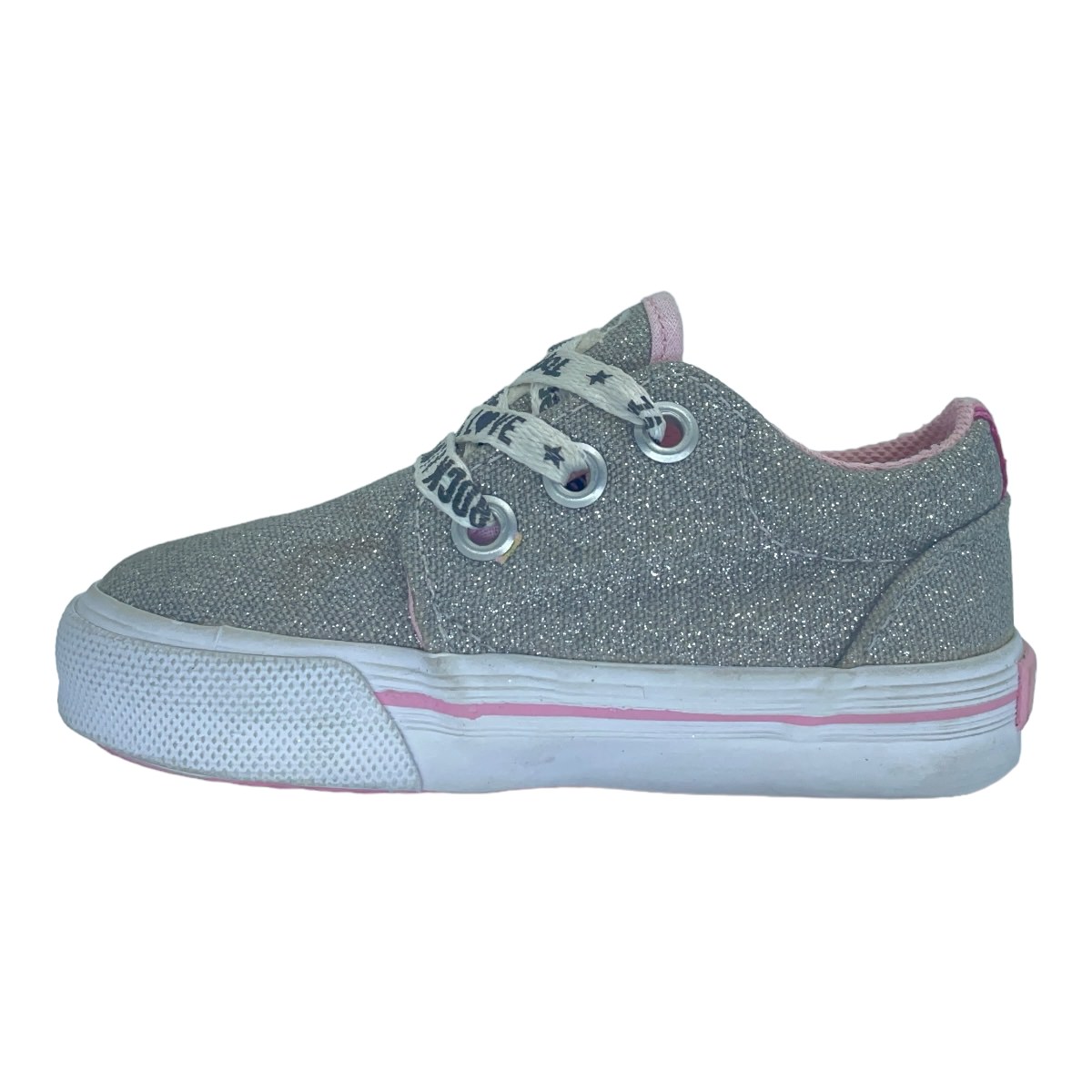 Zapatilla urbano LUPPE BEBE GLITTER PLATEADO/20