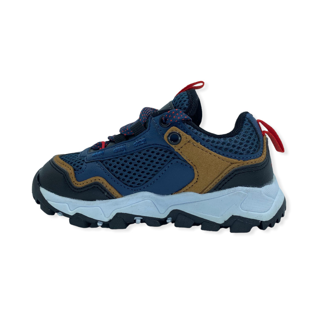 Zapatilla urbano EVER KIDS AZUL/MARRON ROJO