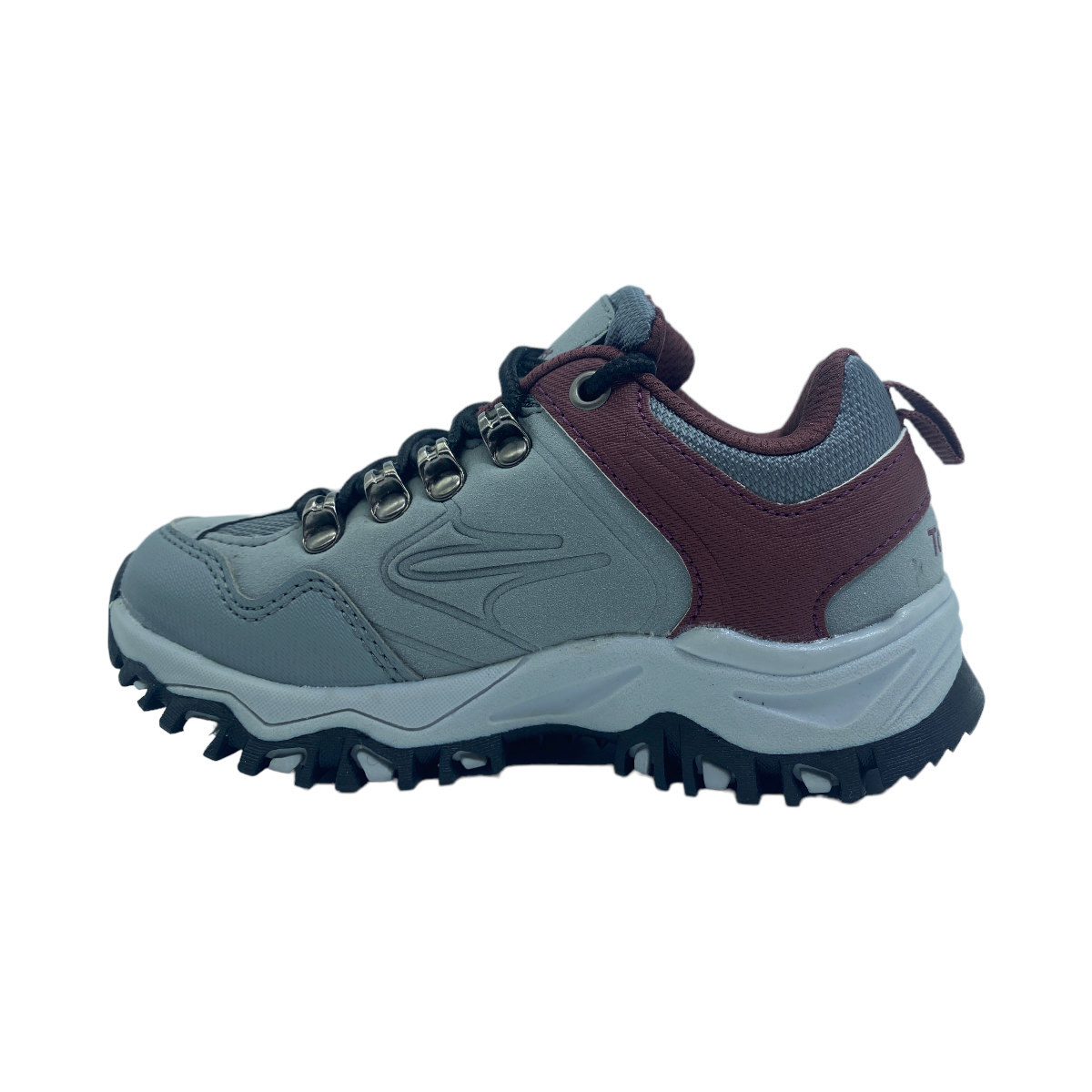 Zapatilla trekking GONDOR III KIDS GRIS/BORDO
