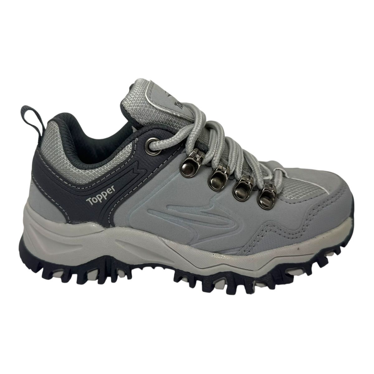 Zapatilla trekking GONDOR III KIDS GRIS VANE/GRIS MAGNET
