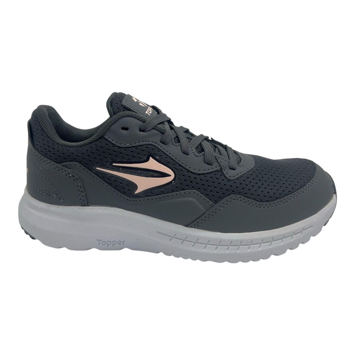 Zapatilla running WIND 5 GRIS MAGNET/ROSA POT