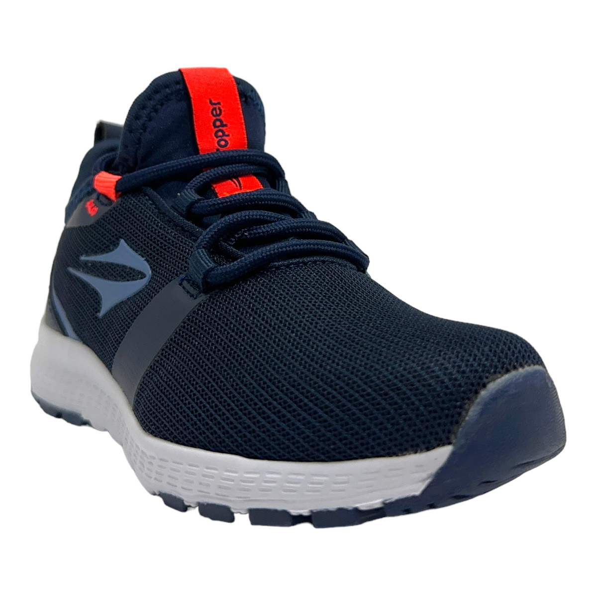Zapatilla running SQUAT KIDS MNO BLUES AZUL/CORA