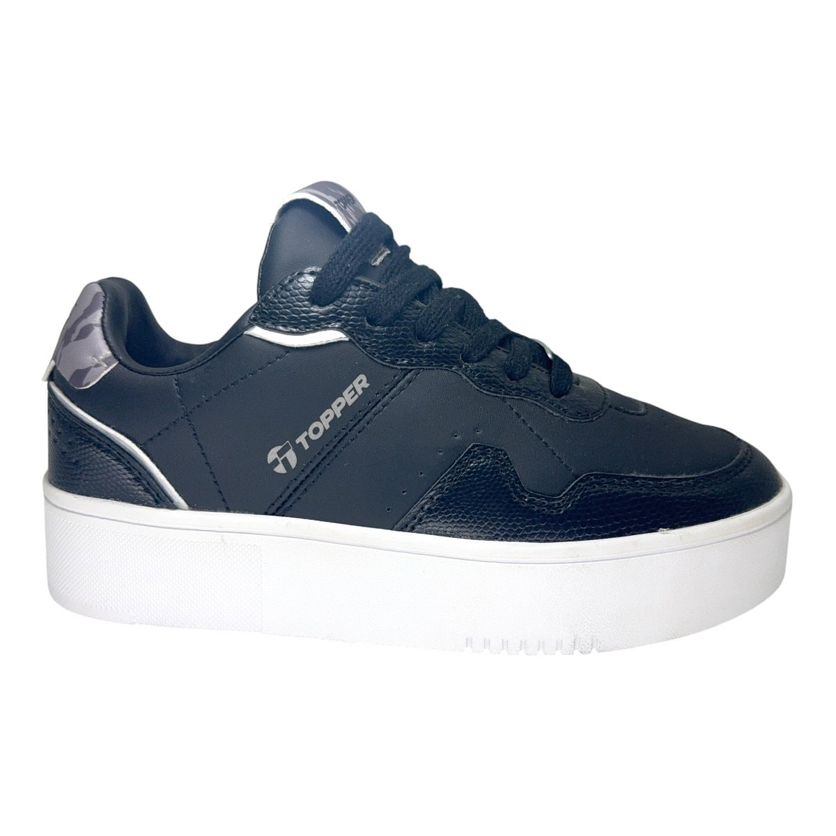 Zapatilla urbano TERRE PRINT PLATAFORMA 2 NEG