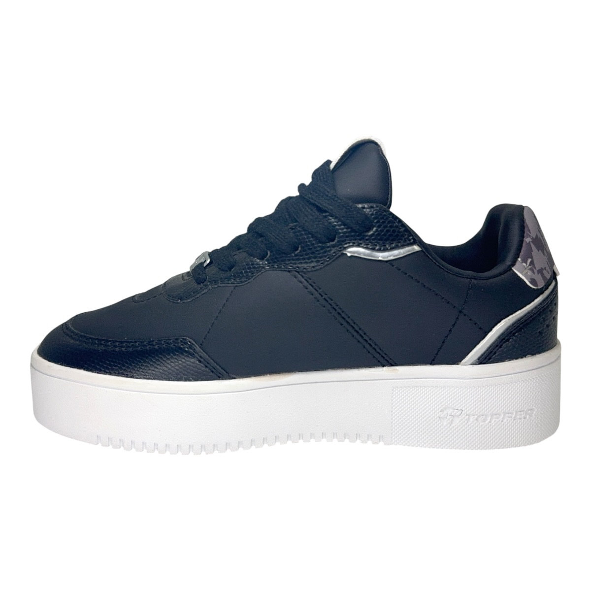 Zapatilla urbano TERRE PRINT PLATAFORMA 2 NEG