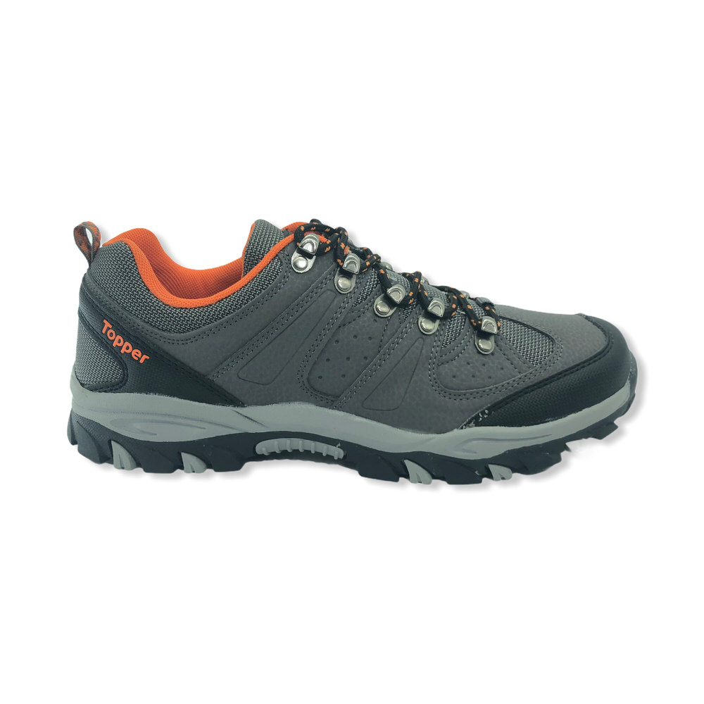 Zapatilla trekking GONDOR II GRIS--NARANJ