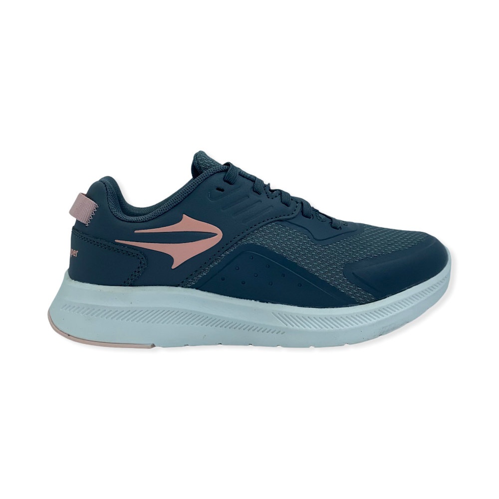 Zapatilla running WARP GRIS TURB ROSA