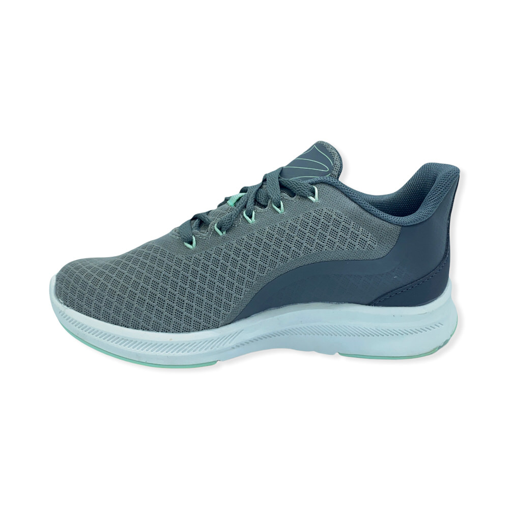 Zapatilla running VR SPEED GRIS ACERO VERDE PASTEL