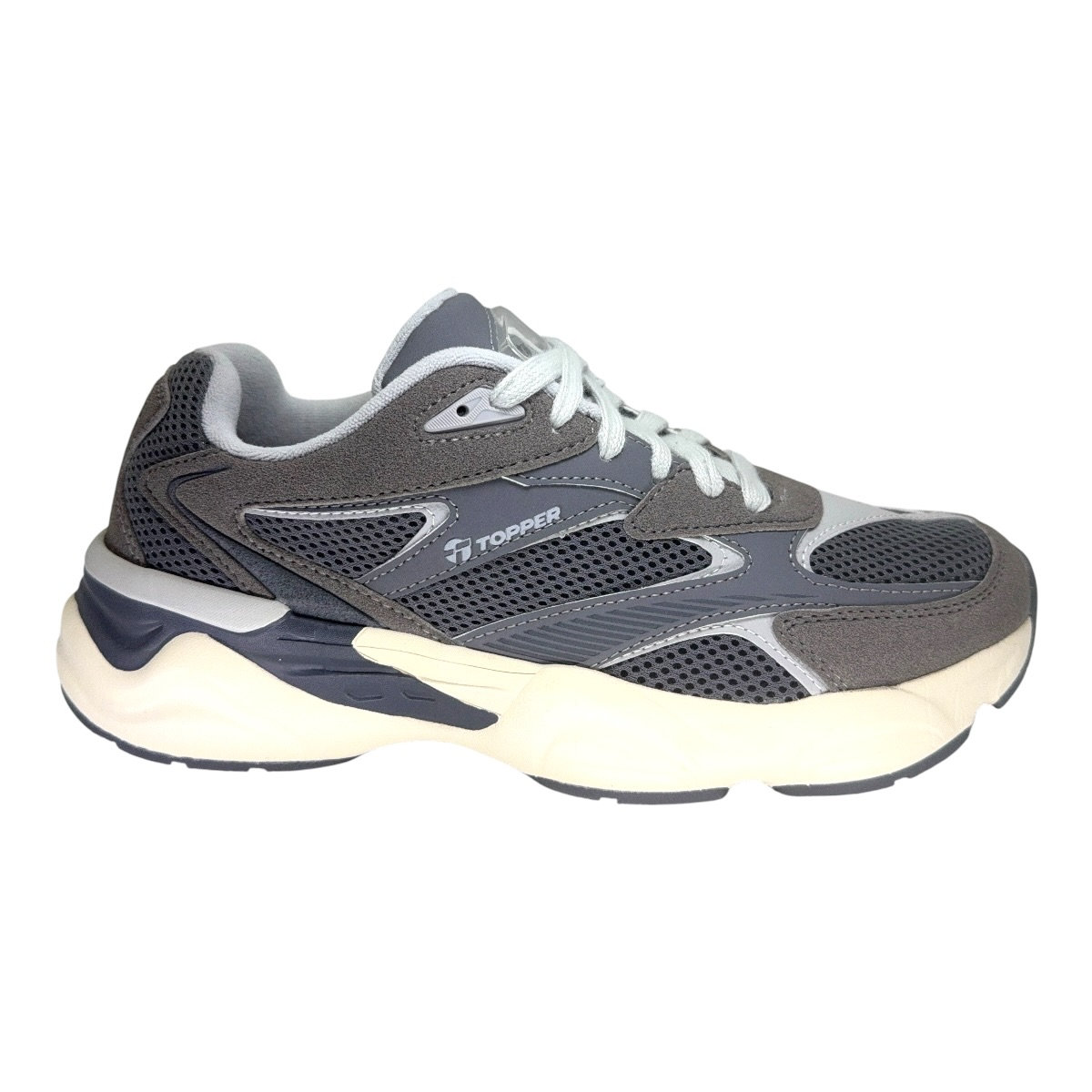 Zapatilla urbano SENNY GRIS LUNAR/PETROLEO
