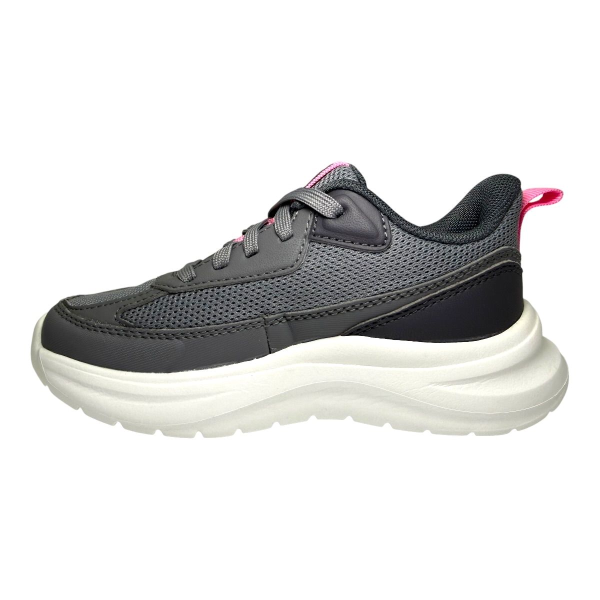 Zapatilla urbano YUZU KIDS GRIS ROSA
