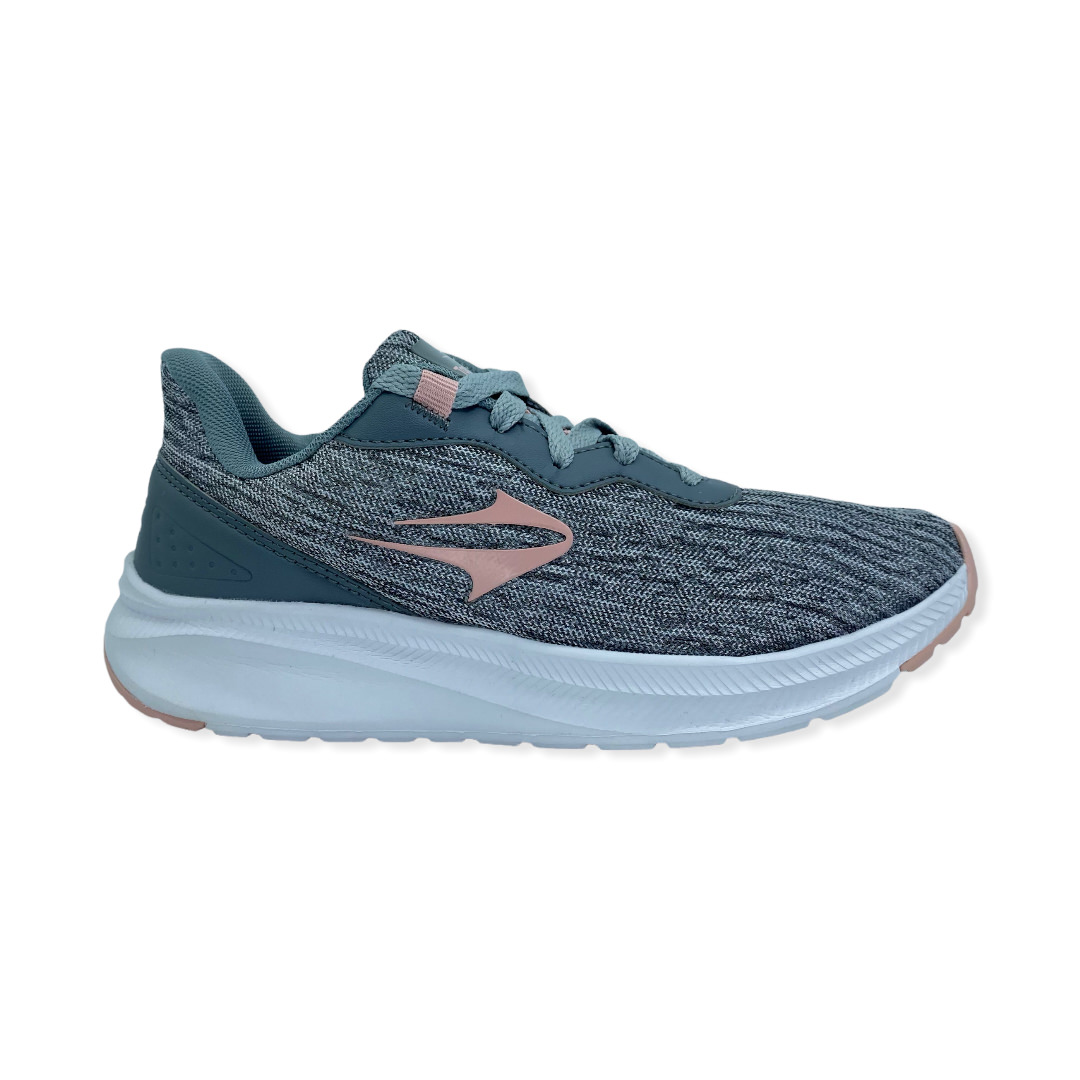 Zapatilla running CORE GRIS ROSA