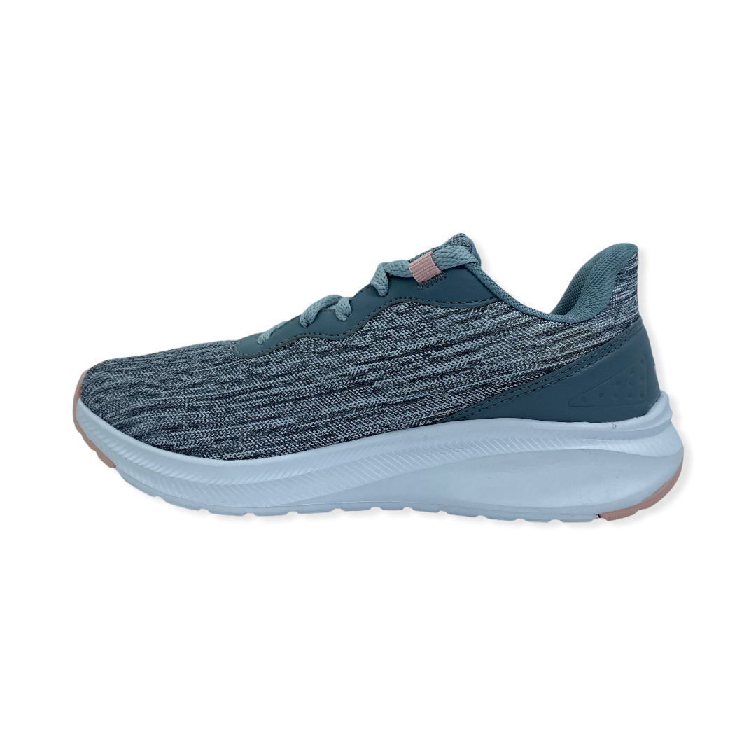 Zapatilla running CORE GRIS ROSA