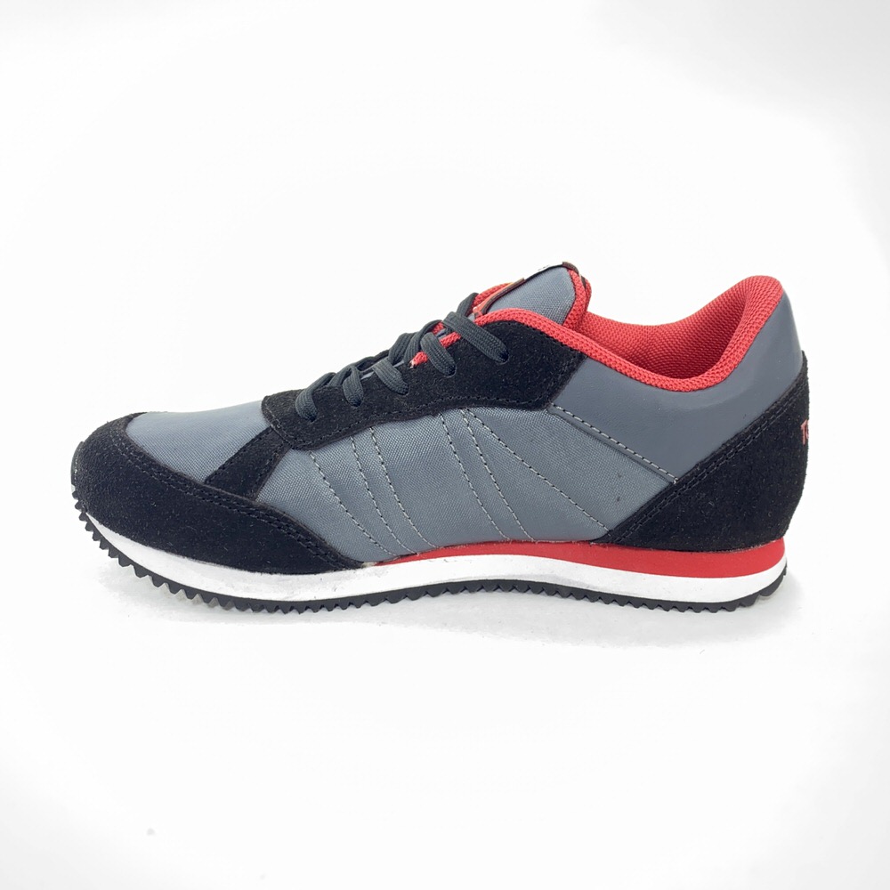 Zapatilla urbano THEO KIDS /GRIS CASTLE/ROJO