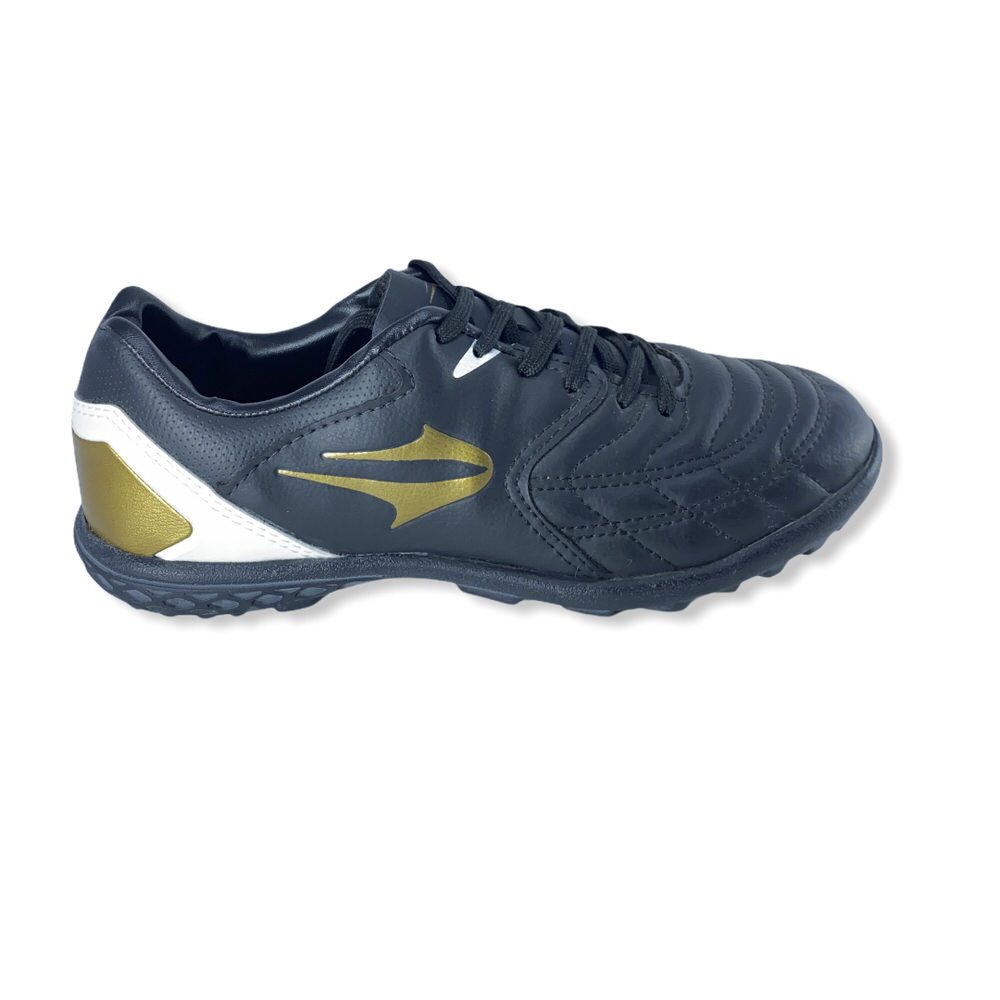 Zapatilla futbol f5 SAN CIRO IV JR NEGROBL/DORADO