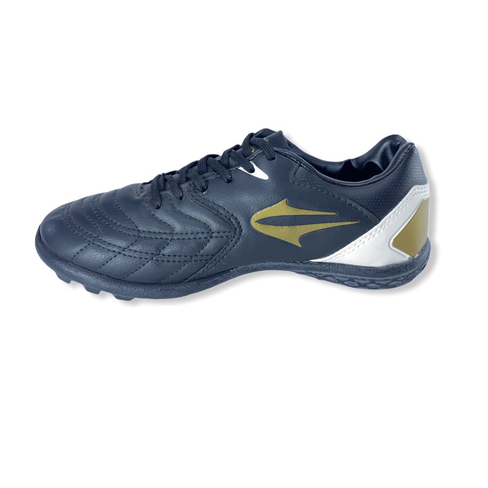 Zapatilla futbol f5 SAN CIRO IV JR NEGROBL/DORADO
