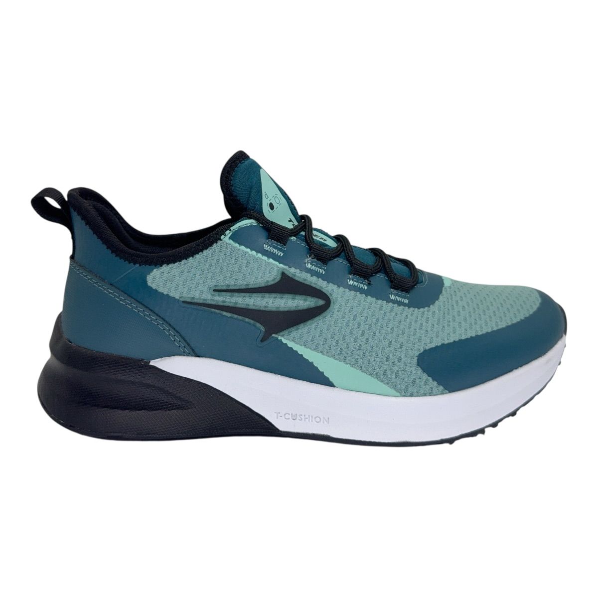 Zapatilla running SQUAT II VERDE OIL PETROLEO