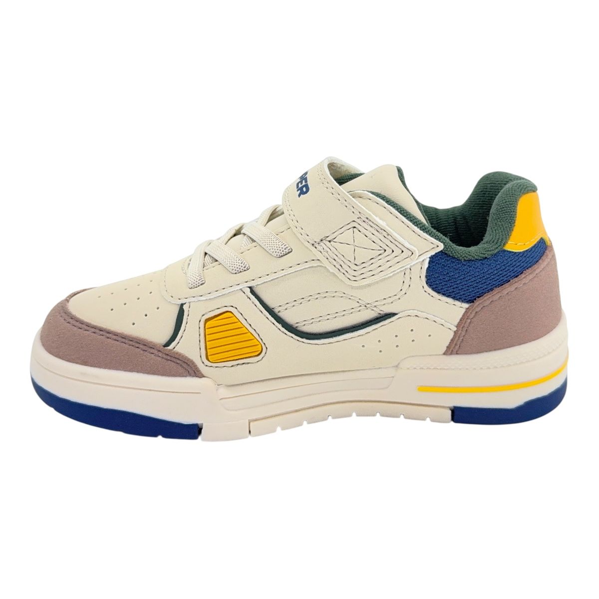Zapatilla urbano QUARTER KIDS BEIGE BIRCH AZUL WING