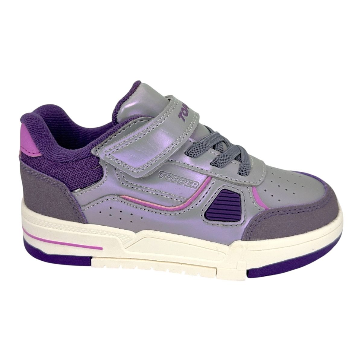 Zapatilla urbano QUARTER KIDS LILA SHINY