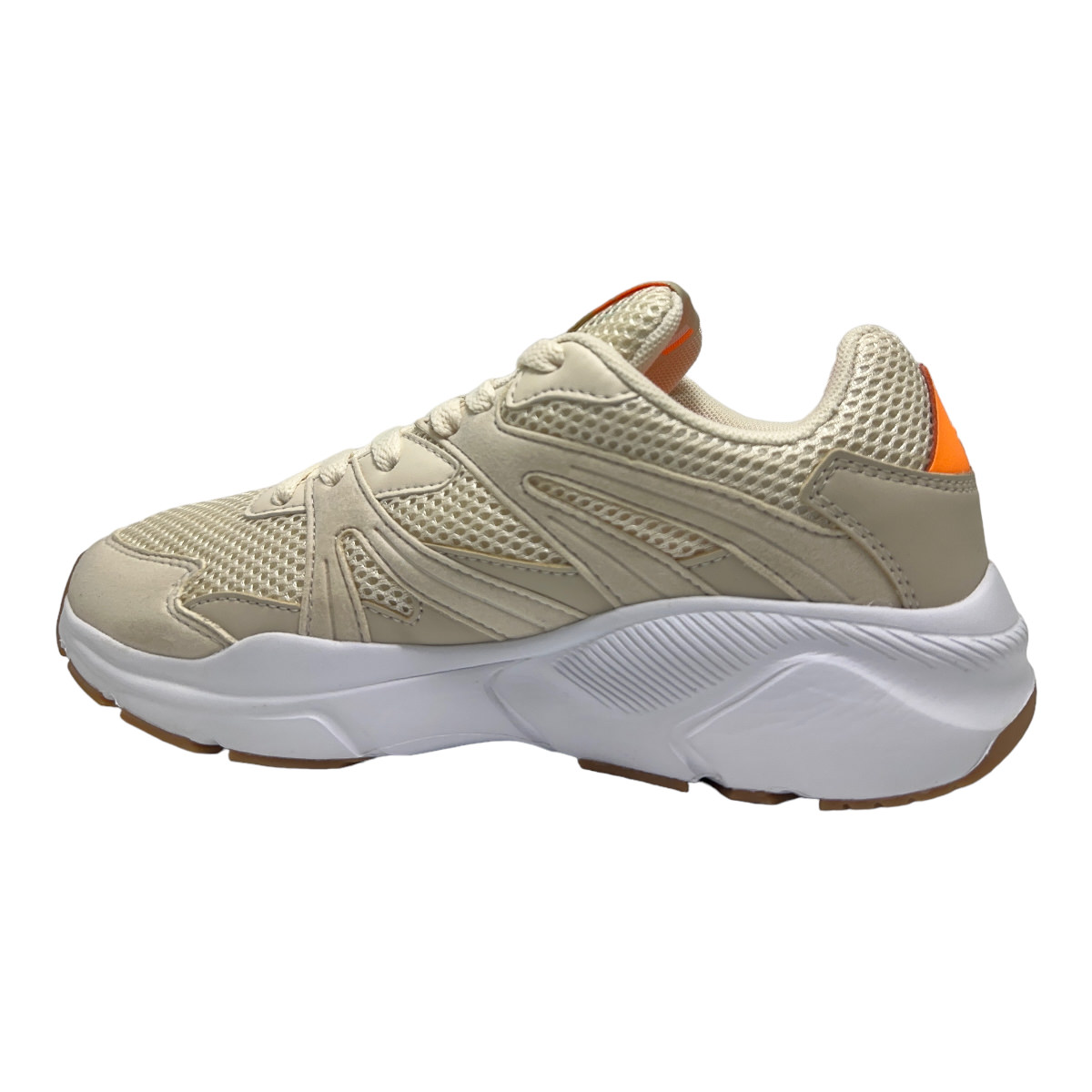 Zapatilla running AKRON CRUDO BEIGE NAR