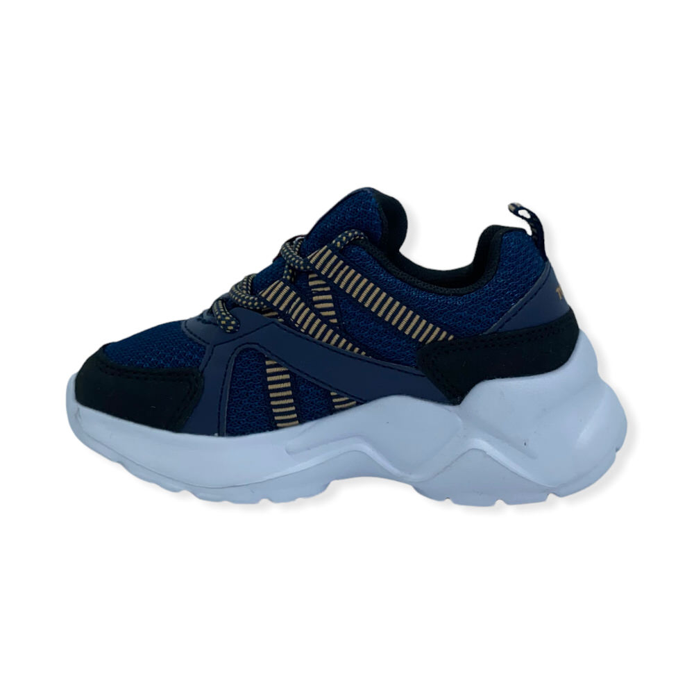 Zapatilla urbano CHALPA KIDS AZUL MAJO//BEIGE