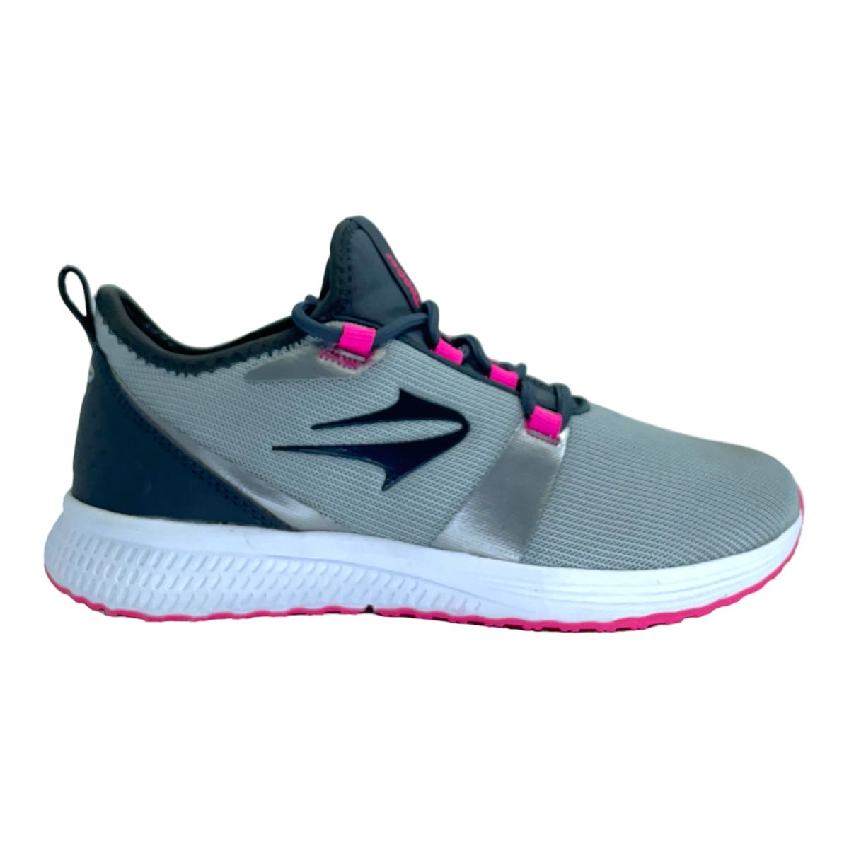 Zapatilla running SQUAT GRIS ROSA