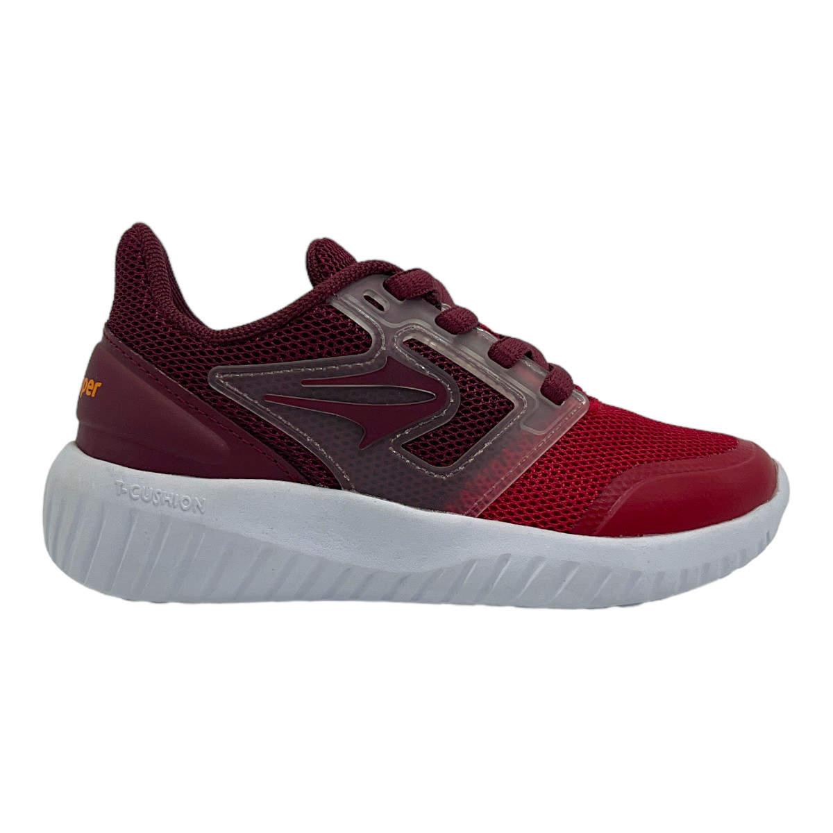 Zapatilla running FAST KIDS ROJO-BORDO