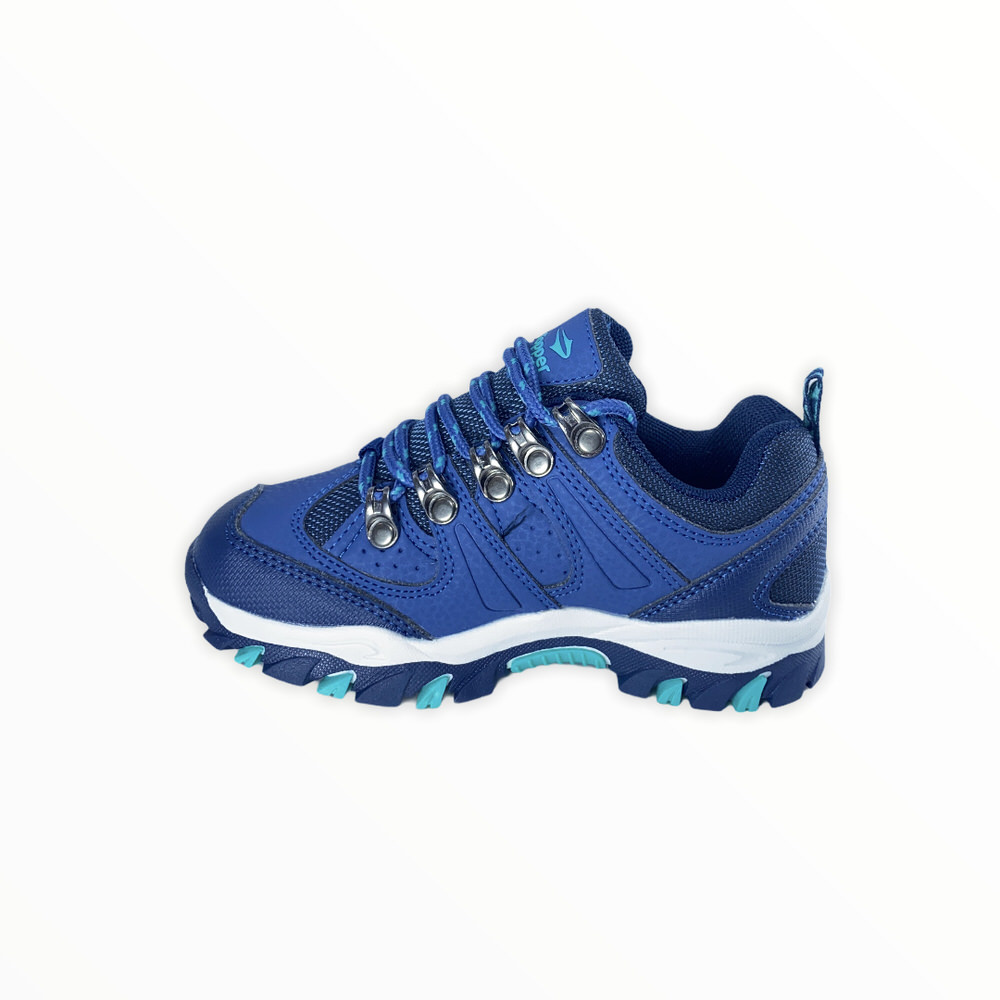 Zapatilla trekking GONDOR II KIDS AZUL VERDE