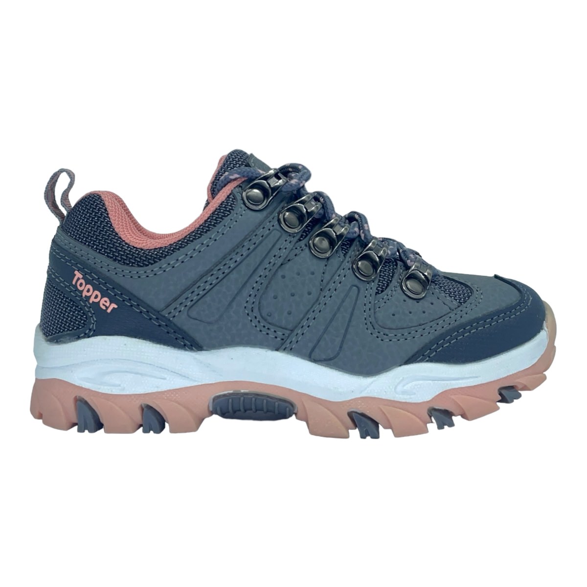 Zapatilla trekking GONDOR II KIDS GRIS/ROSA/20
