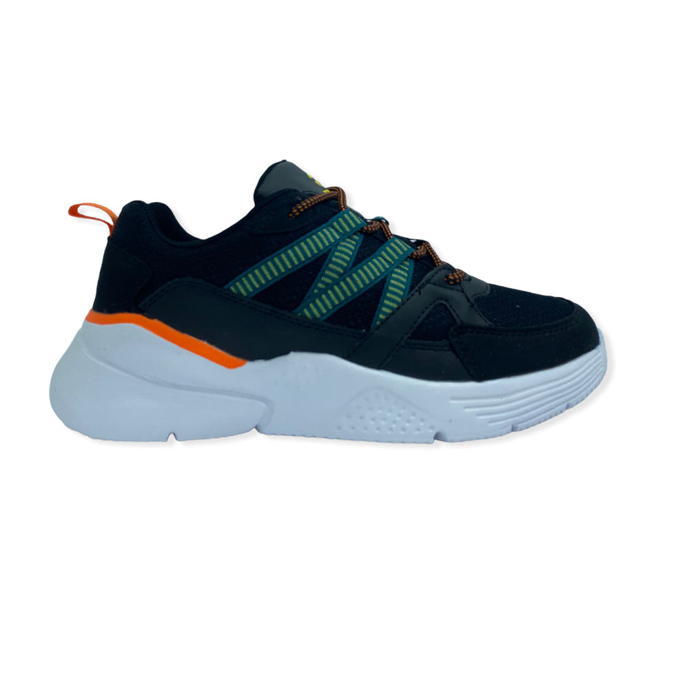 Zapatilla urbano CHALPA  VERDE SLATE NARANJA
