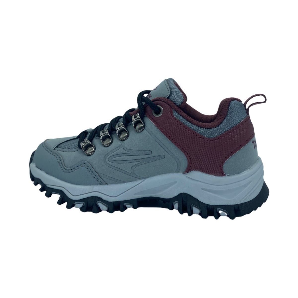 Zapatilla trekking GONDOR III KIDS GRIS/BORDO