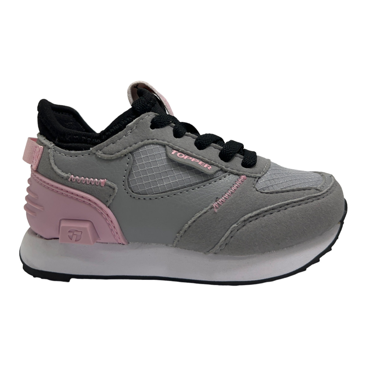 Zapatilla urbano OLDI KIDS GRIS LUNAR ROSA