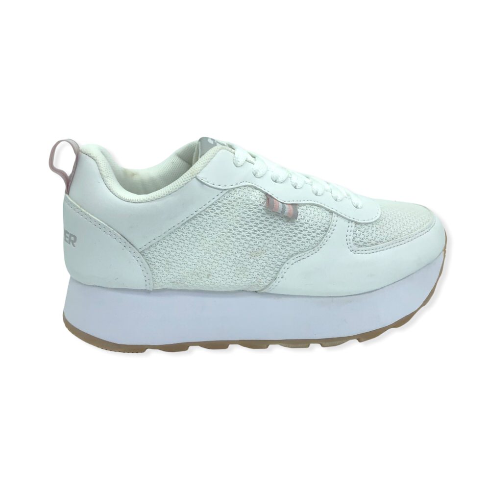 Zapatilla urbano T.350 W WEDGE BLANCO/GRIS/ROSA